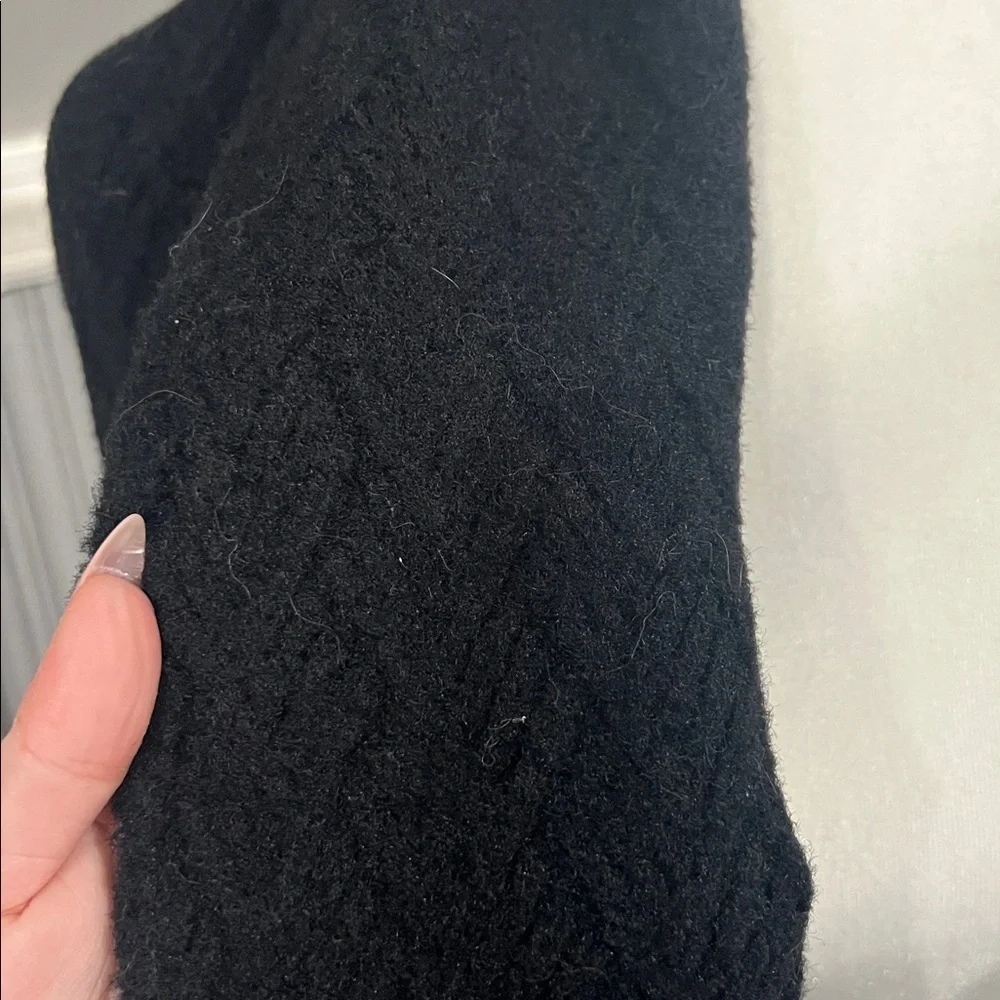 Black Mersea Knit Scarf